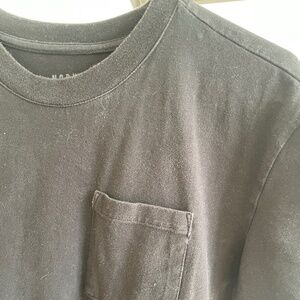 Mens NOBULL Heavyweight Pocket Tee - L - Black